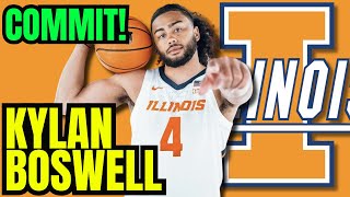 COMMIT Kylan Boswell transfers to Illinois [upl. by Yorel362]