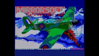 Spitfire 40 On Amstrad CPC [upl. by Eidnak272]