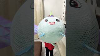 Biggies inflatable plush toys andriana gialamas toys kids alenaandprincess [upl. by Ajtak]