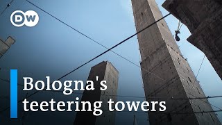 Italys desperate effort to save Bolognas leaning towers  Focus on Europe [upl. by Aisetal]