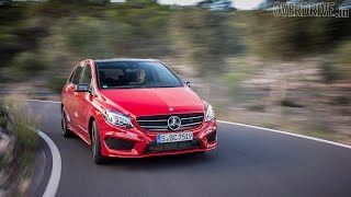 2015 MercedesBenz BClass facelift  First Drive Review [upl. by Vanzant]