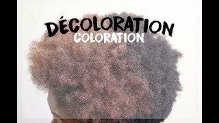 • TUTO COIFFURE • Décoloration amp coloration [upl. by Dahs]