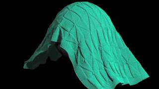 Efficient Yarnbased Cloth with Adaptive Contact Linearization  Highlights [upl. by Bernadina]