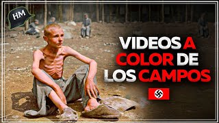 Videos ÚNICOS a COLOR del HORROR en el Campo NAZI de BergenBelsen [upl. by Bucher]