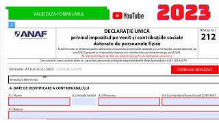 Declaratie ANAF 2023 profit vanzare actiuni bursa  Spatiu Privat Virtual  Bursa Valori Bucuresti [upl. by Tybi675]