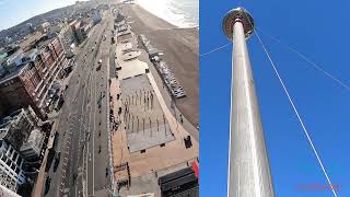 Brigthon I360 abseil 138 meters 450 feet [upl. by Kcuhc786]