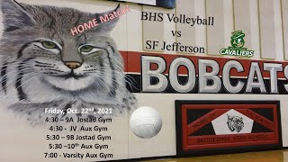 Brookings Bobcats vs SF Jefferson Cavaliers VB 102221 [upl. by Franklin]