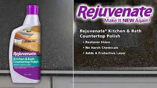 How to Restore Countertops  Rejuvenate Kitchen and Bathroom Countertop Polish [upl. by Leihcim]