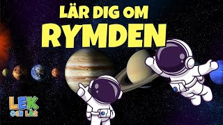 Planeter och Rymden för barn  Utforska solsystemet  Lärande Barnprogram på Svenska [upl. by Redna]