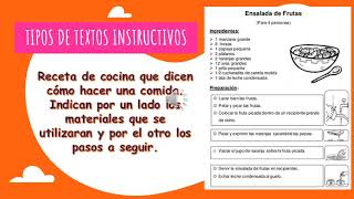 TEXTOS INSTRUCTIVOS3ER GRADO DE PRIMARIA [upl. by Vincent100]