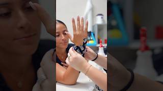 How do you apply kinesiology tape to your wrist taping kinesiotape physicaltherapy [upl. by Ydospahr984]