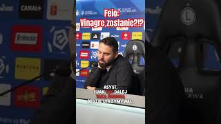 Goncalo Feio Ruben Vinagre idzie na rekord asyst legia feio vinagre rubenvinagre ekstraklasa [upl. by Lledrev]