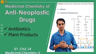 Anticancer Drugs Medicinal Chemistry Part 4 Antibiotics and Plant product [upl. by Maite851]