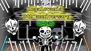 Noheal Undertale Megalovania 8th anniversary Sans fight [upl. by Aetnahs]