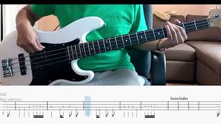 Eres  Café Tacvba Bass Cover w Tabs [upl. by Yddub]