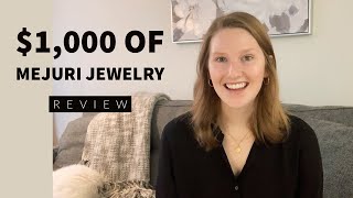 BEAUTY 1000 on Mejuri jewelry  honest review  part 2 [upl. by Novled458]