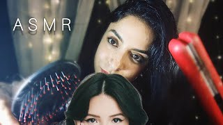 Corte y Peinado a Angela Aguilar ASMR 🎀 YOLL ASMR [upl. by Nasia]