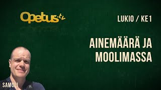 Ainemäärä ja moolimassa [upl. by Landan778]