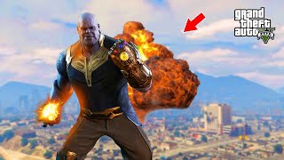 PLAYING As THANOS In GTA 5 [upl. by Rebeh]