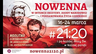 Nowenna w intencji Ojczyzny 1624 marca godz 2120 [upl. by Jerad]