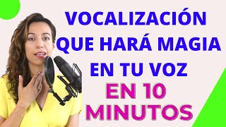 10 MINUTOS de VOCALIZACÓN que hará MAGIA en tu voz Calentamiento vocal  Natalia Bliss [upl. by Bradwell]