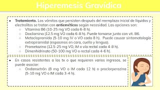 Hiperemesis Gravídica en Embarazo  Ginecología [upl. by Yendirb]