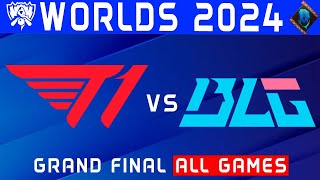 T1 vs BLG Highlights ALL GAMES  Grand Final Worlds 2024  T1 vs Bilibili Gaming by Onivia [upl. by Barrow139]