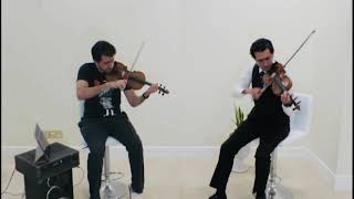 Rolling in the deep violin cover Duet [upl. by Ytram]