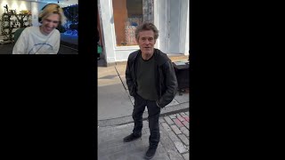 xQc reacts to Willem Dafoe NYC Fit Check [upl. by Yoreel69]