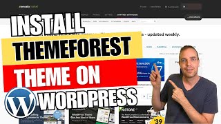 Install A Themeforest Theme On Your WordPress Website 🔥🚀 [upl. by Itak386]