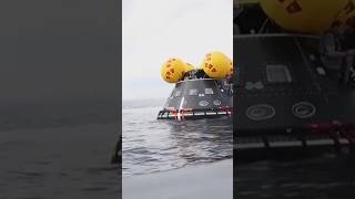 NASA headed to the moon Astronauts practice landing in ocean as moon mission nears [upl. by Einhpad908]