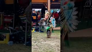 This little guy danced hard all weekend He was so cute nativeamerican indigenous powwow dance [upl. by Sedgewake]