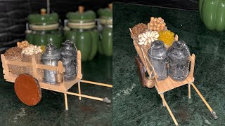 Kitchen Counter Decor 2024  Handmade trolley cart decor🛒👩‍🍳 Homesneedcrafts [upl. by Ydnyc]