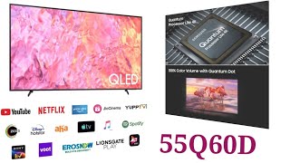 Samsung 55 inch QLED 2024 Smart TV Demo or Detail Review and fully guide Step By Step Best Best 📺 [upl. by Iridis]