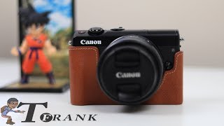 Canon M100 Face Jacket EH31FJ Brown Leather Review [upl. by Enilrem]