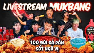 🔴 LIVE Thông Báo HÀO Rời Khỏi Team  Thử Thách Mukbang Ăn 100 Cái Đùi Gà Rán Sốt 5 Vị Samyang x2 [upl. by Jaquenetta]