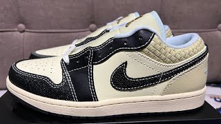 Unboxing Jordan 1 Low SE “Black Muslin”“Coconut Milk” [upl. by Tivad]