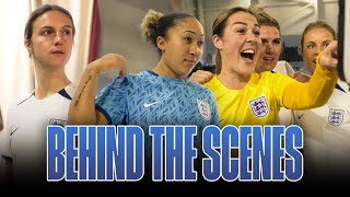 quotLoving The Bluequot 🤩 BehindTheScenes Lionesses Nike Kit Photoshoot 📸  England [upl. by Whale]