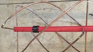 Homemade QFH Antenna Made From Copper Tubing Used For NOAA Weather Satellite Images [upl. by Nanfa]