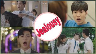 Kdrama Jealous Boyfriends Moments 2020  Kdrama Oppa Jealousy Moments eng sub part2 [upl. by Arocahs589]