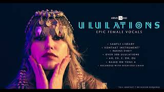 TRAILER 3  Epic Female Vocals ULULATIONS  Sample Library and Kontakt Instrument [upl. by Hyde]