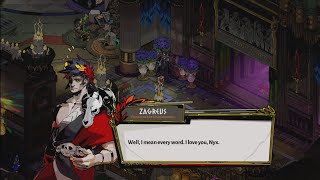 Zagreus tells Nyx the plan and that he loves her  Hades [upl. by Anomor969]