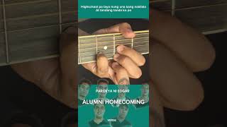 PAROKYA NI EDGAR  ALUMNI HOMECOMING  QUICK GUITAR TUTORIAL [upl. by Ezirtaeb935]