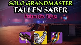 Icefall Mantle  ILL Omen  Solo GM Fallen Saber on Prismatic Titan  Destiny2 The Final Shape [upl. by Liddy]