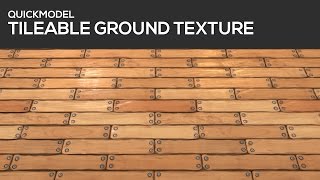 QUICKMODEL  Tileable ground texture  Woodplanks [upl. by Htaeh115]