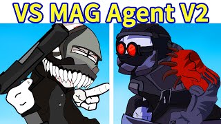 Friday Night Funkin VS MAG Agent V20 FULL WEEK  Cutscenes FNF ModHARD  Madness Combat Mod [upl. by Patricio342]