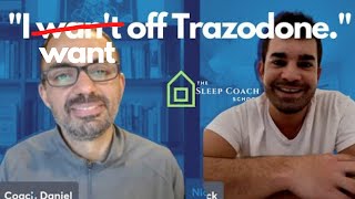 Starting the process of coming off Trazodone Talking insomnia 91 [upl. by Ahsote28]