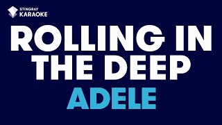 Adele  Rolling In The Deep Karaoke with Lyrics [upl. by Yrffoeg211]