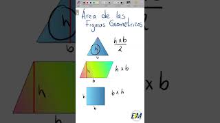 Área de las Figuras Geométricas energymath maths [upl. by Fretwell]