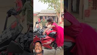 funny minibiker comedy minibikers cute fun tiktokvideo funnyshorts minibike [upl. by Torey]